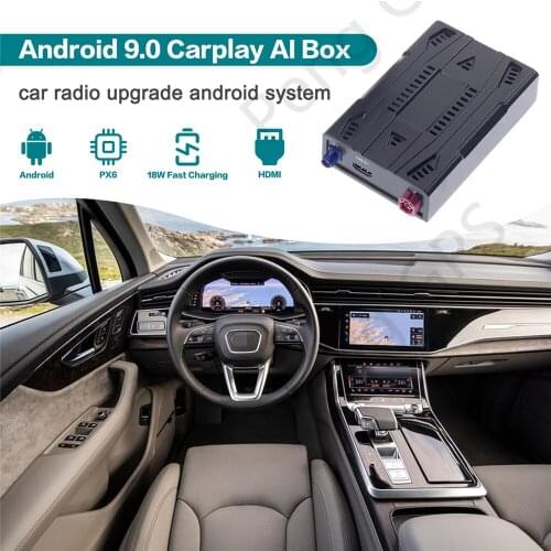 NEW Wireless Apple CarPlay AI Box Android Auto for Audi Q7 Universal Car Android Multimedia Player Box Android 9.0 System