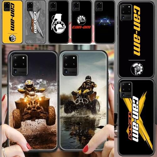 Can am team car logo Phone case For Samsung Galaxy Note 4 8 9 10 20 S8 S9 S10 S10E S20 Plus UITRA Ultra black 3D cover fashion