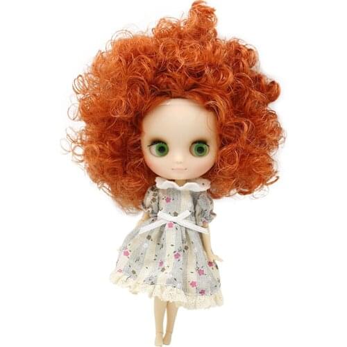 No.2231/2237 Nude middie blyth joint doll 20cm high Transparent face suitable DIY gift for girl like the icy doll middle blyth