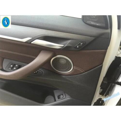 Lapetus Side Door Speaker Audio Loudspeaker Sound Cover Trim 4 Pcs Interior Fit For BMW 3 Series F30 316i 320i 2013 - 2016 ABS