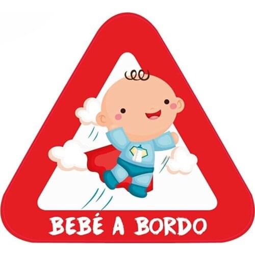 Playing Baby Baby on Board Signs Car Sticker Decal Decor Windshield Bumper KK Vinyl Cover Scratches Waterproof PVC