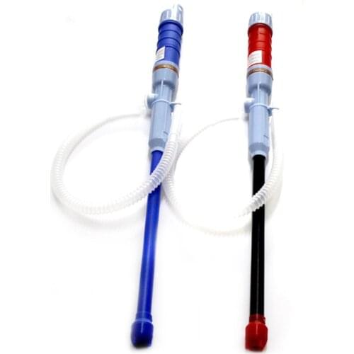 Portable Electric Liquid Transfer Pump Pumping Pipe Oiler Water Pumps Blue Red