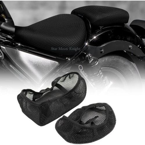 Anti-Slip 3D Mesh Fabric Seat Cover Breathable Waterproof Cushion For Honda Rebel CMX 500 300 2017-2020 CMX 1100 Rebel 2021
