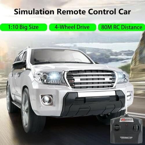42CM Big Size Simulation Comercial RC Car 4CH Four-wheel-drive With Bright Light 20Mins Endure 80M Distance RC Toy For Children