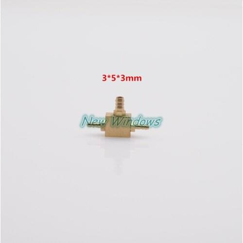 New 1Pc Dental 5*3*3mm Valve Copper Tee for dental ACCESSORY