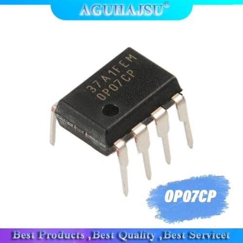 10PCS OP07CP DIP8 OP07 DIP new and original IC Low noise operational amplifier