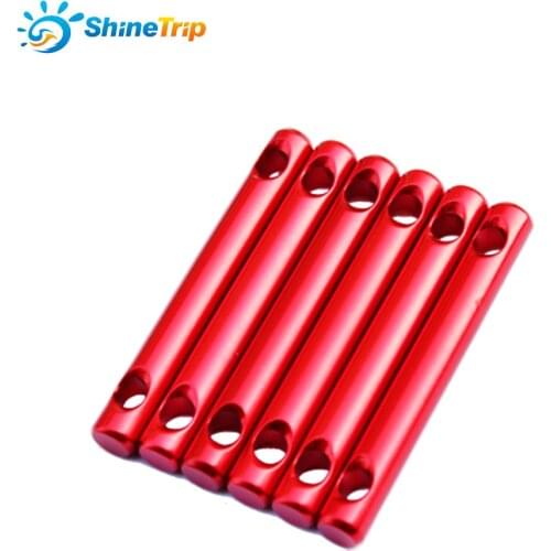 ShineTrip 10pcs Tent Rope Buckles Aluminum Alloy Outdoor Camping Wind Rope Stopper Wigwam Awning Adjustable Buckle