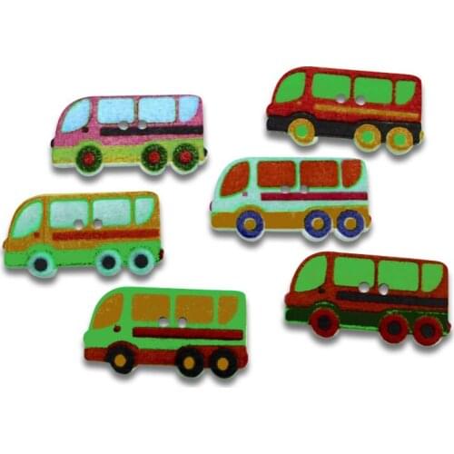 50pcs Mixed Bus Buttons For Clothes Knitting Needles Crafts Sewing Scrapbooking DIY Fabric Needlework Accessories