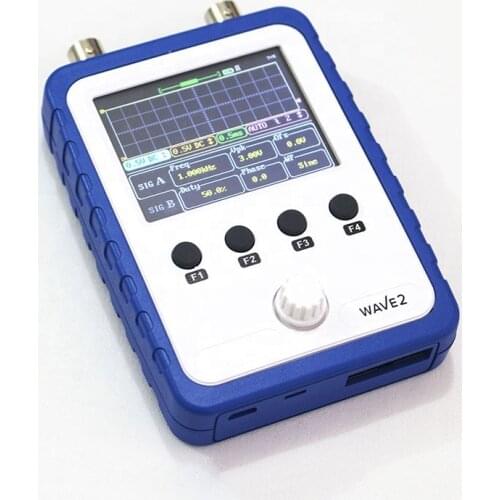JYE Tech WAVE2 Digital Oscilloscope 2 in1 Dual Channel Touch Screen Pocket Assembled Built-in DDS Function Generator Y-T Display