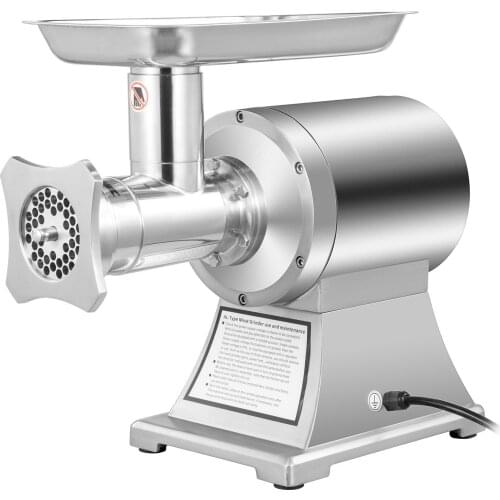 750W Electric Stainless Steel Meat Grinder Sausage Maker Multifunctional Mincer