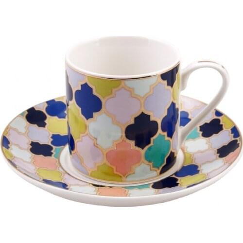 Emsan Moda 6 Kişilik Kahve Fincan Takımı