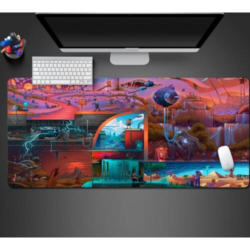Hot Selling Creative Game Mousepad Natural Rubber Mouse Pad Laptop Computer Keyboard Speed Mouse Pad Advanced Large Mats