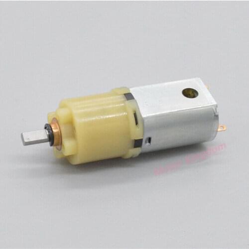 Micro Mini 20mm Reducer Planetary Gearbox Gear Motor DC 5V 6V 9V 12V 15-60RPM Slow Speed High Torque Engine