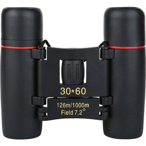 30X60 Teropong Mini Binocular Day & Night Vision Telescope Monocular Outdoor Sport Travel Wide-Angle Binoculars camp