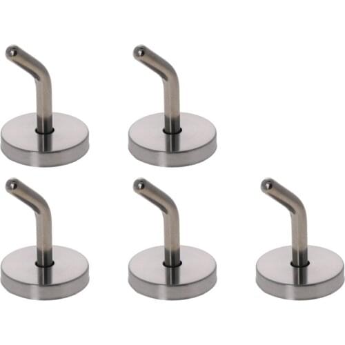 MroMax 1/2/5pcs Single Hook 40*50/40*100/40*120/40*150/40*200mm Stainless Steel Vibrating Light Elephant Trunk Hooks Hardware