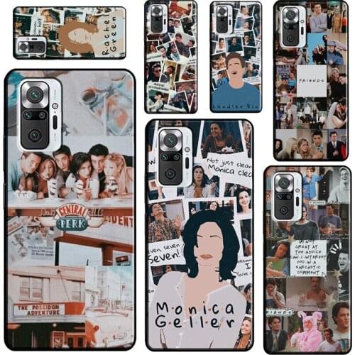Friends TV Show Characters Soft Case For Xiaomi Redmi Note 10 8 9 Pro 8T 9S Phone Cover For Redmi 9 9A 9C 9T 8A K40