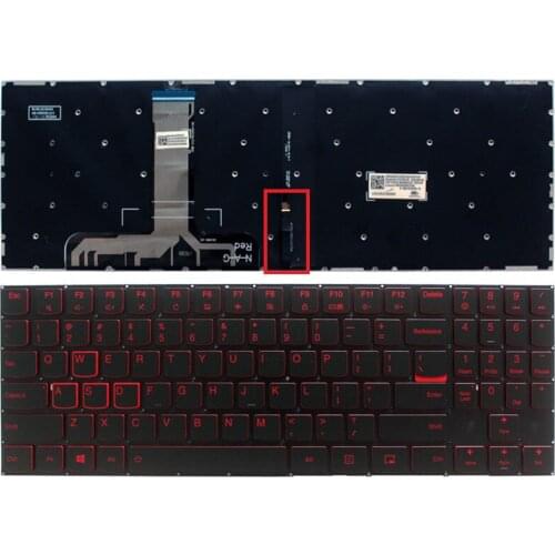 New US keyboard for Lenovo Legion Y520 Y520-15IKB R720 Y720 Y720-15IKB US laptop Keyboard Backlit No Frame