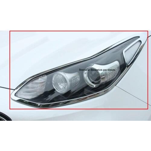 Front & Rear Tail Light Lamp Cover trims For kia Sportage KX-5 KX5 2016 2017 Fourth generation Car styling