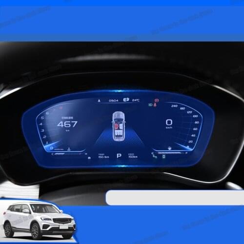 Lsrtw2017 TPU Car Dashboard Film Anti-scratch Sticker for Geely Azkarra Boyue Pro Atlas Emgrand 2020 2021 Interior Accessories