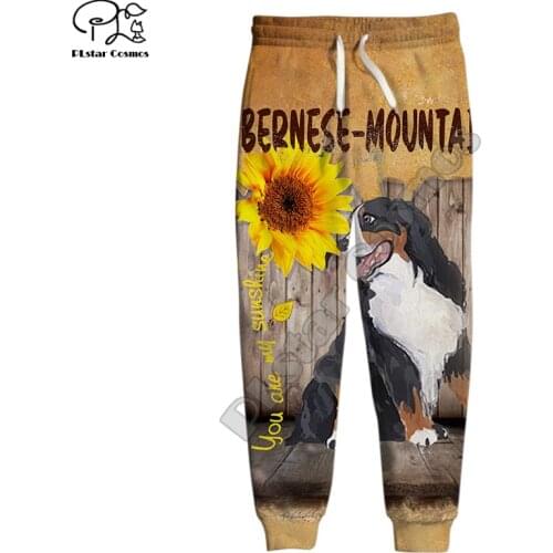 PLstar Cosmos Animal Pitbull Dog Kawaii Cute Funny Men/Women Streetwear 3DPrint Harajuku Casual Jogger Autumn Trousers pants B-4