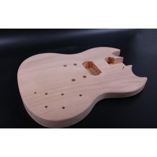 Fit Diy Electric Guitar Body Mahogany Handmade Guitar Parts/Project Unfinished