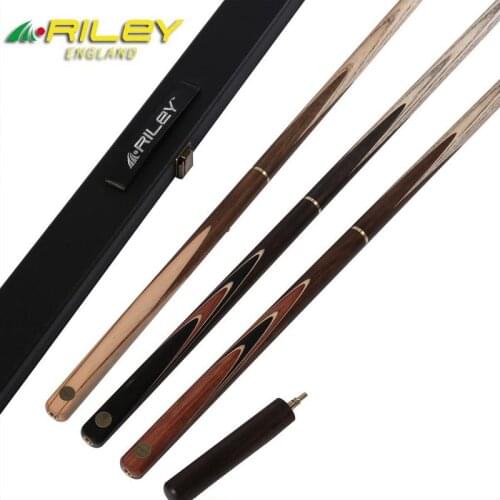RILEY RROS Snooker Cue 3/4 Split Snooker Cue 10mm Professional Deer Tip 2 Models Option Ashwood Shaft with 6 in Extension