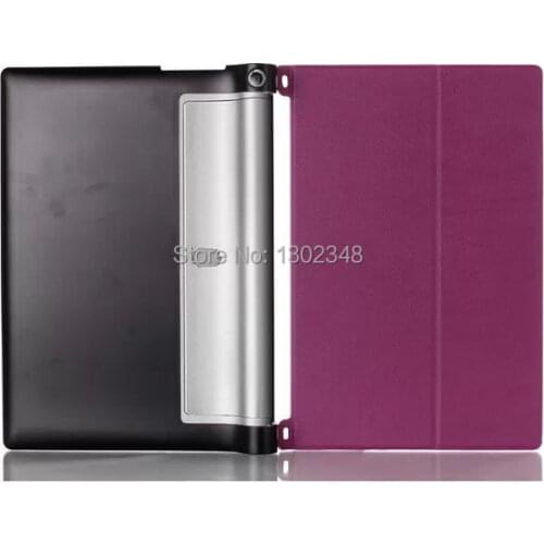 Slim MagSmart Sleep/Wake Tri Fold Folio Stand PU Leather Cover Sleeve Funda Capa Case For Lenovo Yoga Tablet 2 1050 1050F Coque