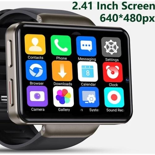 DM-101 Max S Plus Smartwatch Dual Cameras Large Screen Google Play Map WhatsApp GPS YouTube 3G WCDMA LTE 4G Android Smart Watch