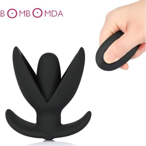 10 Speed Vibrator Sex Toys Butt Plug Anal Expanding Masturbation Charging Wireless Remote Anal Plug Vibrator Adult Sex Products