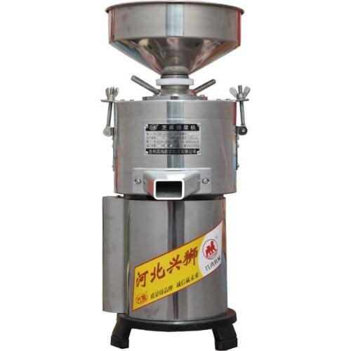15KG /h Commercial Sesame Peanut Grinding Miller Pistachio Stuff Grinder Pulping Machine 1100w Sesame Paste Machine 2800R / min