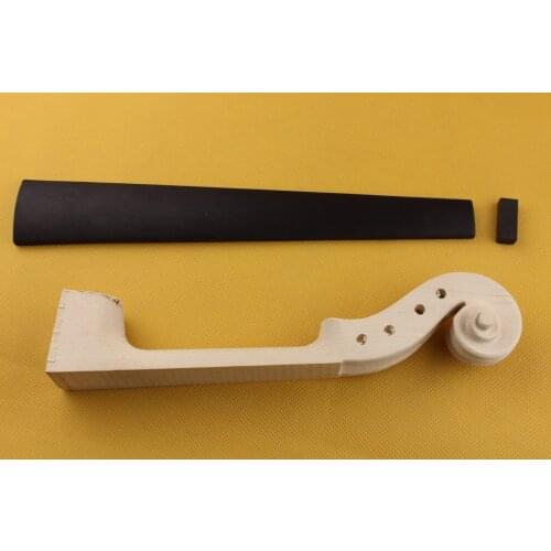 2 set 4/4 Violin Student White Neck+ Natural Ebony Fingerboard Violin Parts