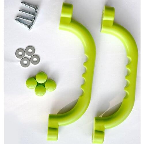 2 Set Climbing Safety Handles Playground Safety Hand Swing Grips Gym Grab Bar