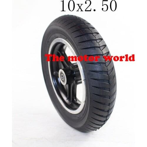 Free Shipping Good Reputation10x2.5 Tire and Aluminum Alloy Wheel Are Suitable for Electric Scooter Balancing Car and Speedway 3