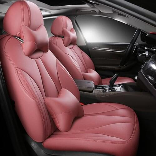 Custom cowhide car seat cover for Mercedes Benz A B C-Class Sedan CLA CLK CLS w204 w211 w210 w124 w212 car accessories styling