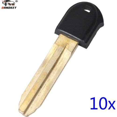 DANDKEY 10x For Toyota Crown Camry Corolla Reiz Highlander Corolla With TOY43 Blade Remote Key Metal blade