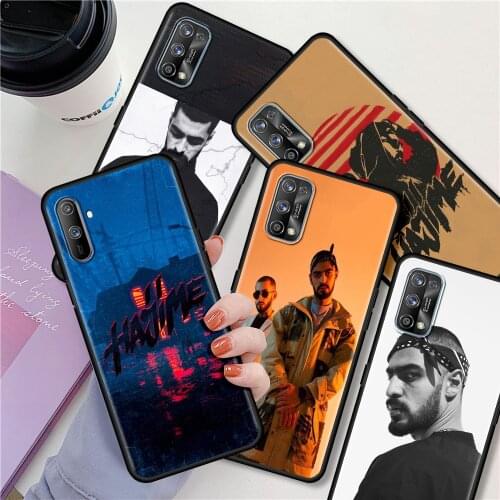 For Realme 6 8 7 Pro C3 C21 XT 5 GT Neo C25 C20 X50 7i C15 C11 Black Soft Phone Case Luxury Back Cover Hajime MiyaGi Andy Panda