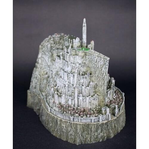 High quality action figures Minas Tirith model statue toys collection model copper imitation novelty ashtray best gift
