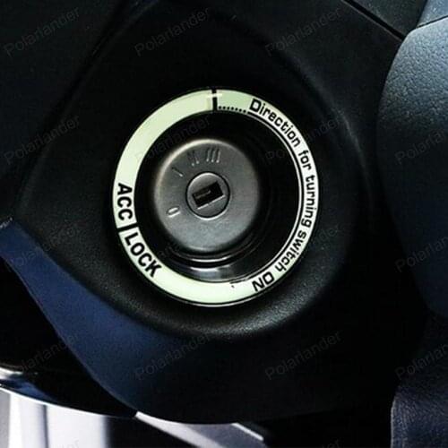 For Ford/kuga12/focus second generation Car Styling Ignition keyhole ring Luminous decoration Cover