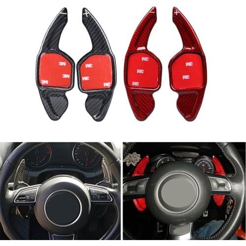 For Audi A3 S3 RS3 8P 8PA A4 S4 RS4 8K B8 A5 S5 Paddle Shift Steering Wheel Gear Shifter Paddles