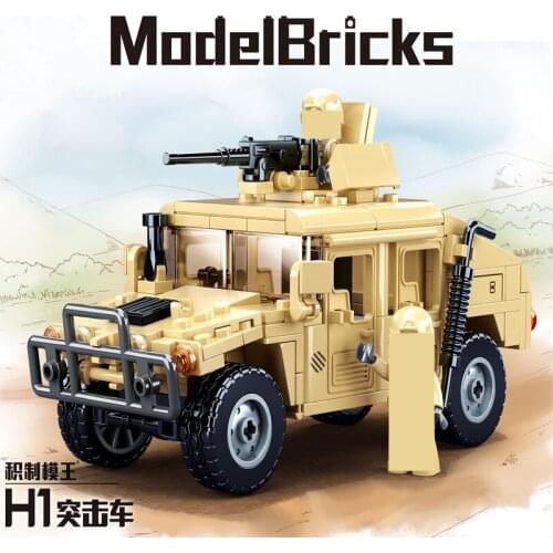 World War Army Military Soldier Assault Armor Vehicle Tank Model Building Blocks Creator Bricks Kids Toys Birthday Present