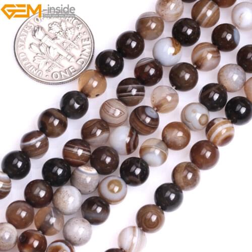 Natural Black Sardonyx Agates Beads For Jewelry Making 6mm Round Beads 15inches DIY Jewellery FreeShipping Wholesale Gem
