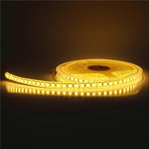 2017 Newest SMD 5054 LED Strip light 12V 5M 120Leds/M 600Leds Fita LED Diode Tape High Brightness 5054SMD LED Stripe Ribbon Lamp