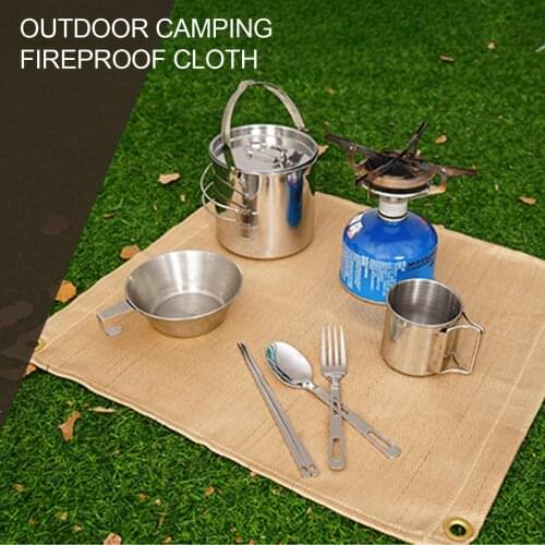 Heavy Duty Glass Fiber Fire Retardant Blanket Fireproof Thermal Resistant Mat