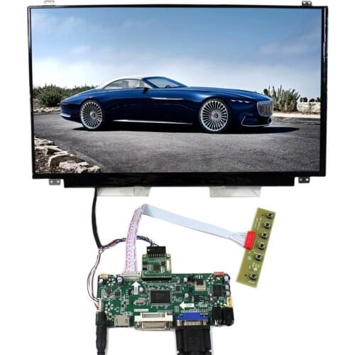 H DMI VGA DVI Audio Controller Board With 15.6inch 1920x1080 B156HAN01.2 IPS LCD Screen