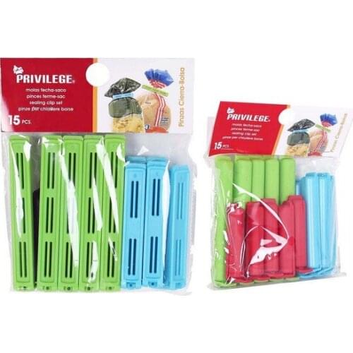 Bag Closing Clips Privilege (15 pcs)