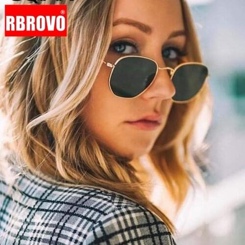 RBROVO Retro Sunglasse Women Small Vintage Sunglasses Women Luxury Sun Glasses for Women/Men Luxury Brand Oculos De Sol Feminino