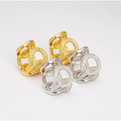 C-shape advanced Earrings temperament Earrings