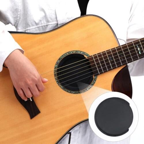 Silicone 360 Rotating Acoustic Guitar Sound Hole Cover Mute Buffer Hole Protector Plug Noise Reduction Guitar Accessory Parts