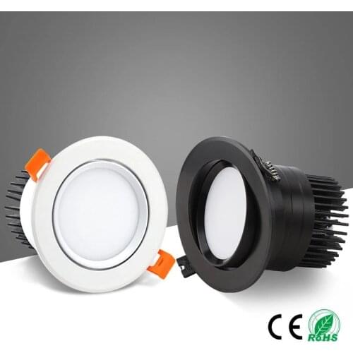 LED downlight LED super bright dimmable embedded Lez light COB 3W 5W 7W 12W 15W 20W led spotlight decoration LED ceiling light A
