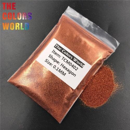 TCM0402 Yellow Bronze Metallic Luster Hexagon Shape Nail Glitter Nail Art Decoration HandMade Crafts DIY Tumbler Accessories